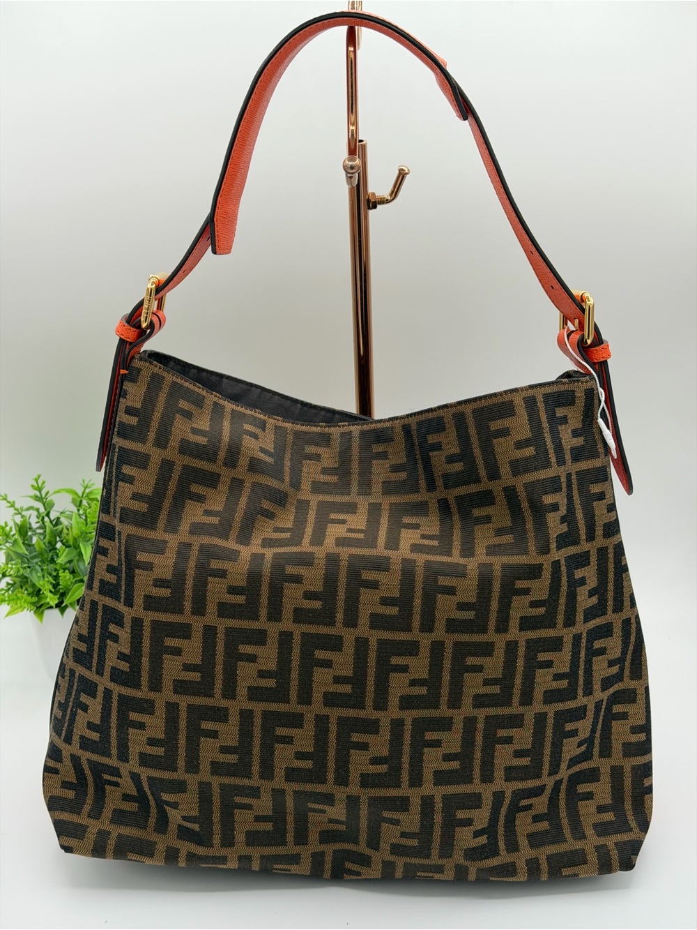 Fendi FF zucca Hobo shoulder bag like new 😍